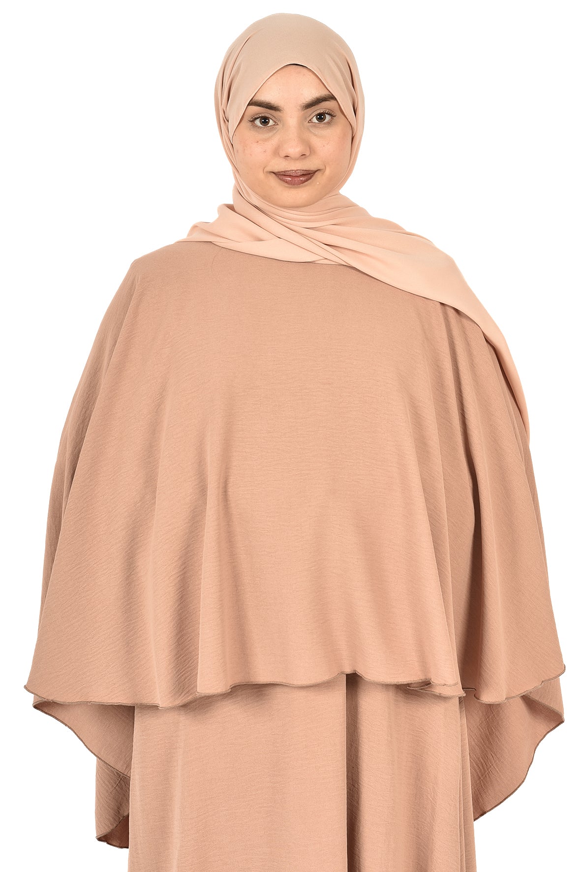 Elegant Two-Piece Loose-Fit Dress in Soft Beige with a Modern Design for Everyday Wear and Special Occasions