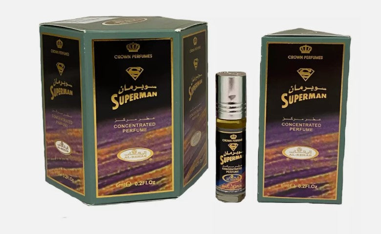 6ml Al Rehab Superman Attar Concentrated Perfume Oil Superman