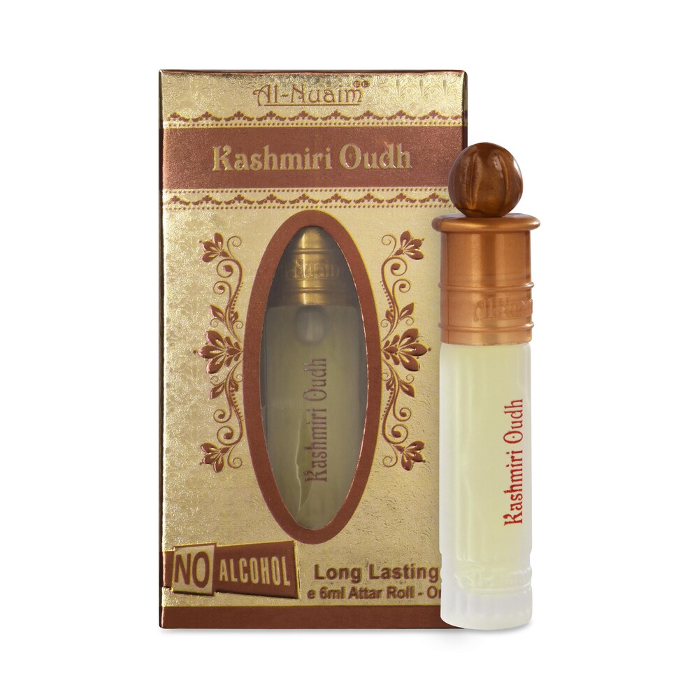 Al Nuaim Kashmiri Oudh Attar Oil Unisex Roll on Perfume- 6ml