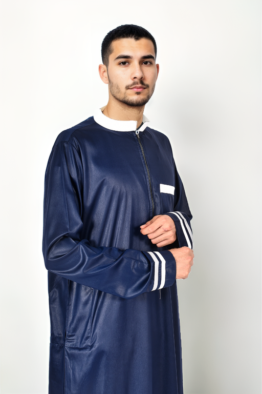 Markim fancy Thobe – Navy Blue