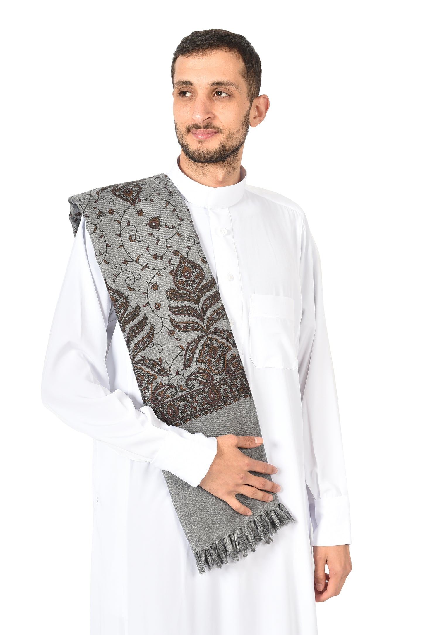 Mens shawls- grey