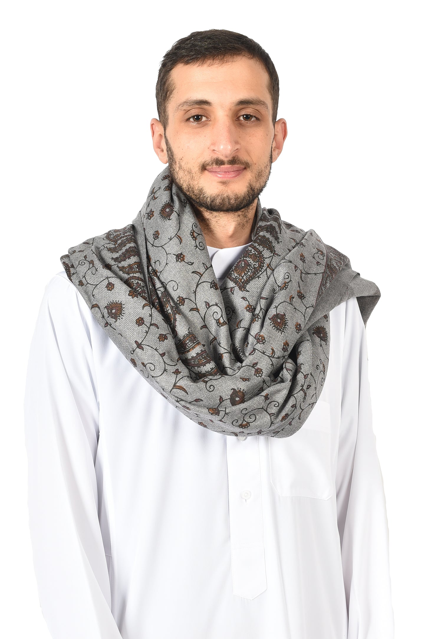 Mens shawls- grey