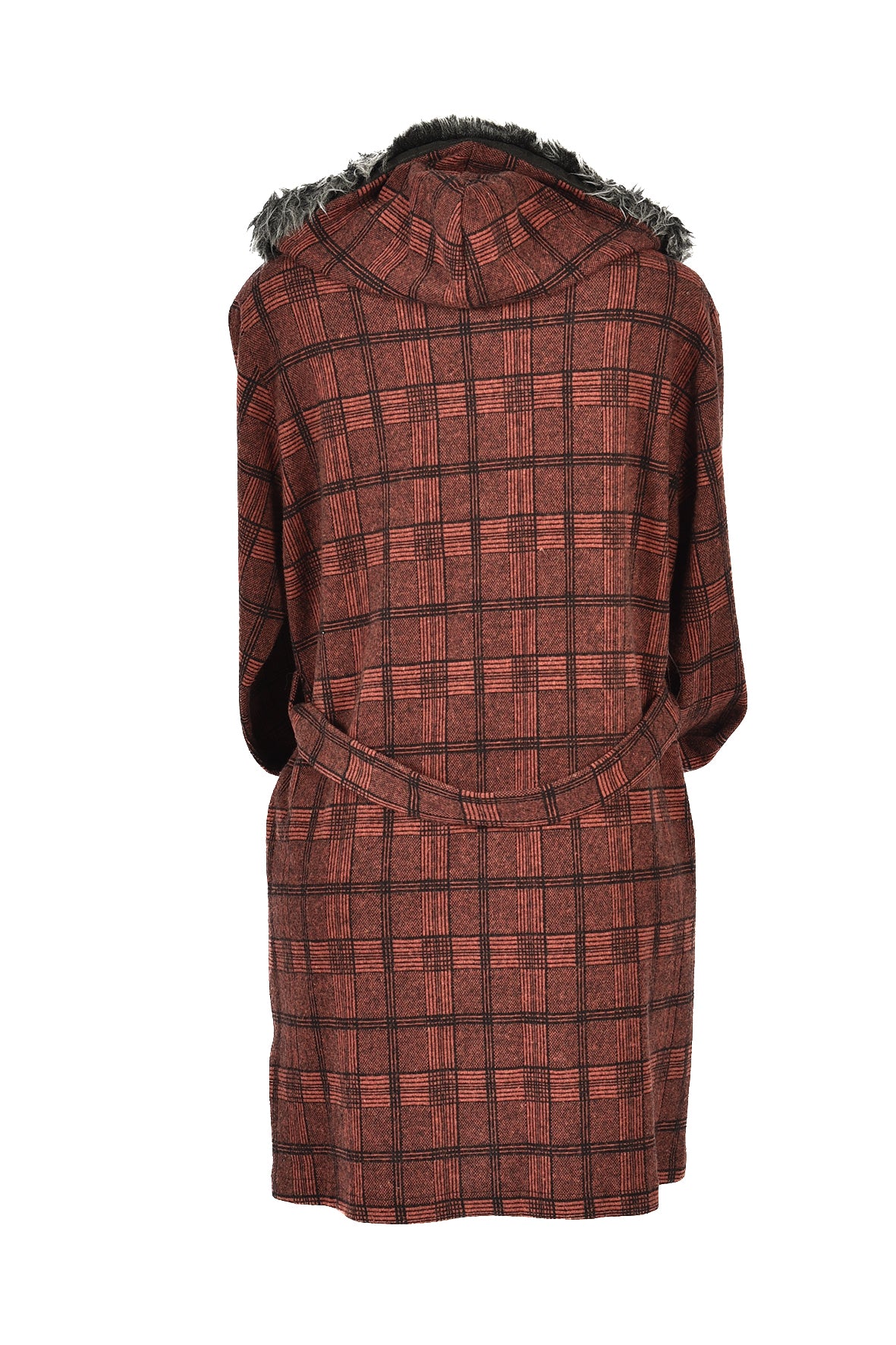 winter jacket- rusty red