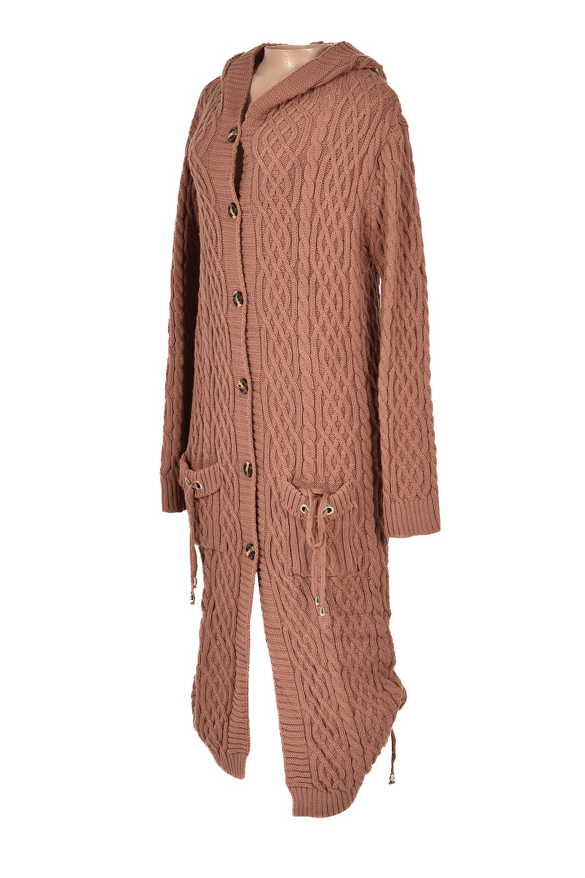 Free Size 3/4 Pullover Women Jersey- rusty pink