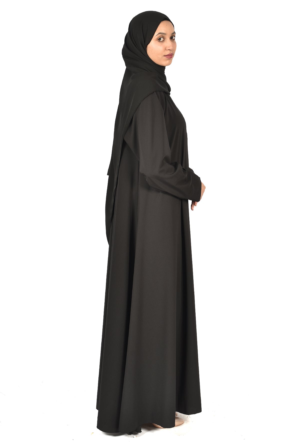 Classic Plain Black Abaya ( ladies abaya )