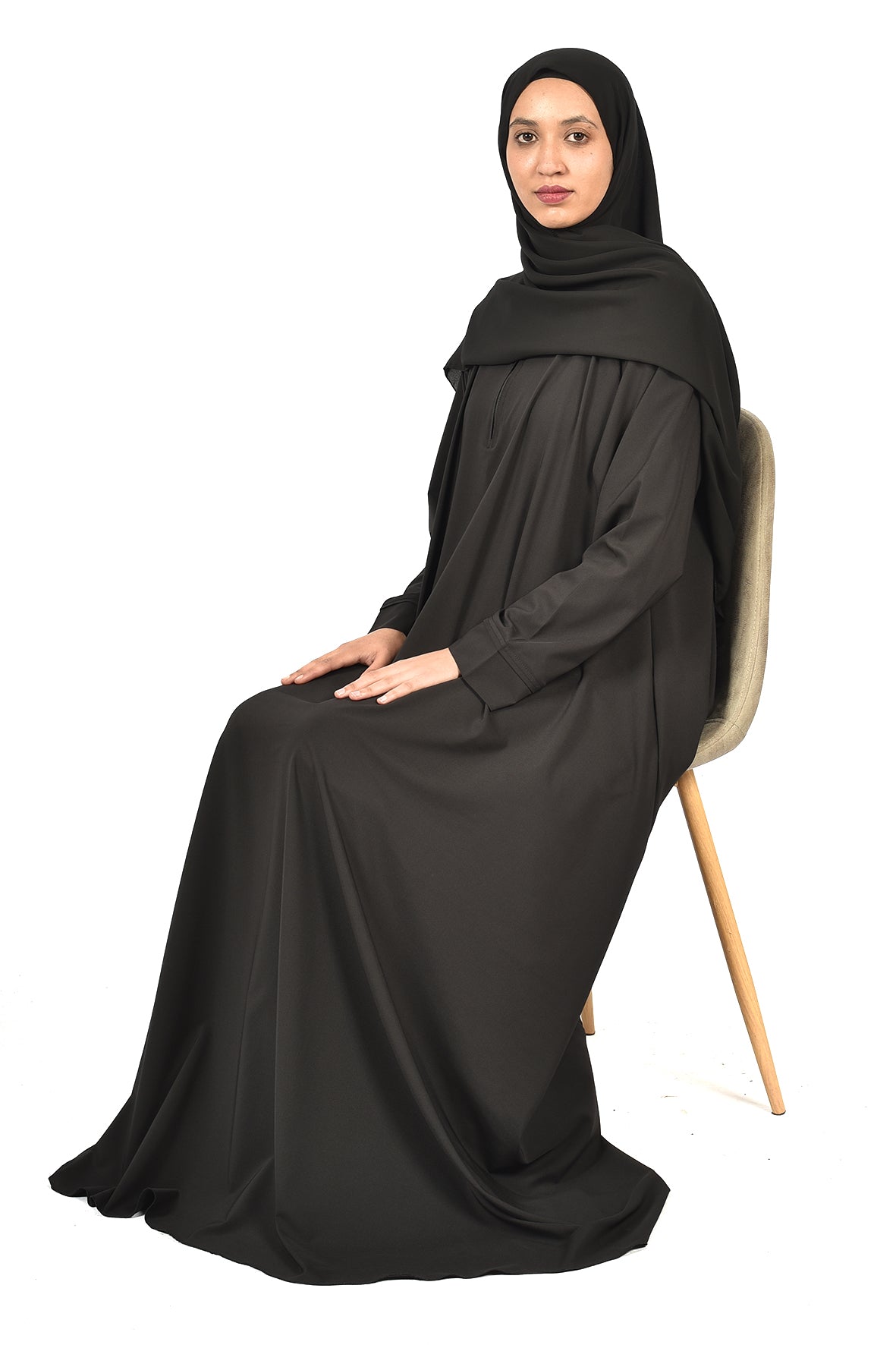 Classic Plain Black Abaya ( ladies abaya )