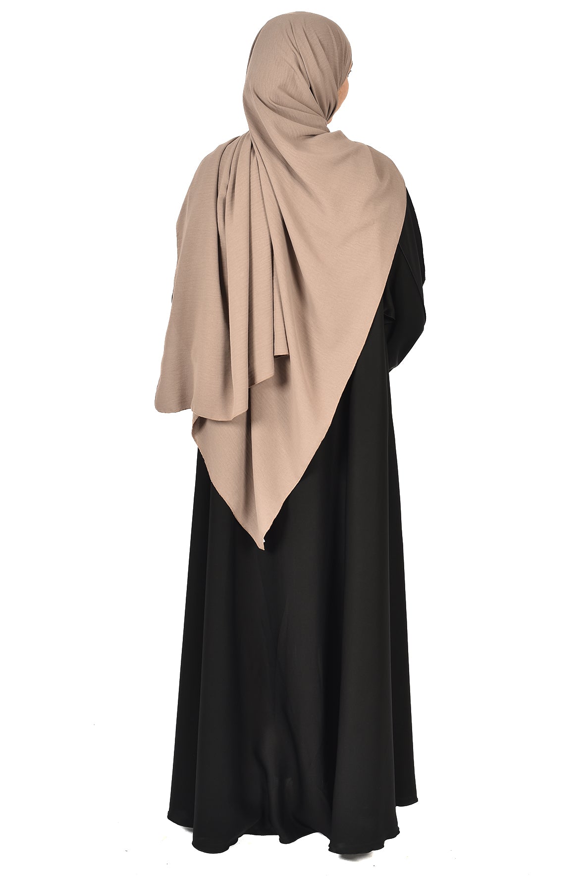 Black Abaya with Classic Golden Embroidery ladies abaya