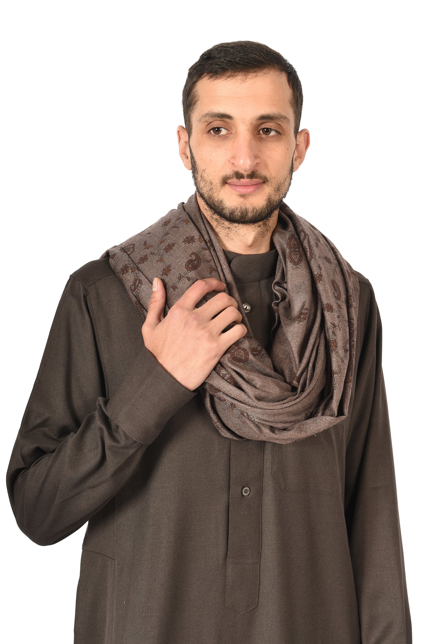 Mens shawls- brown