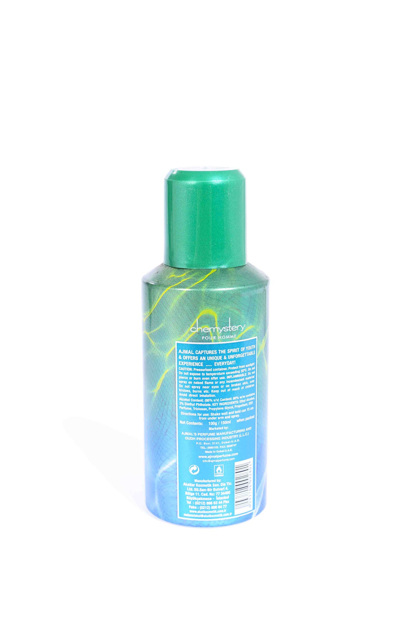 Ajmal Chemystery Perfume Deodorant 150ml Body Spray For men