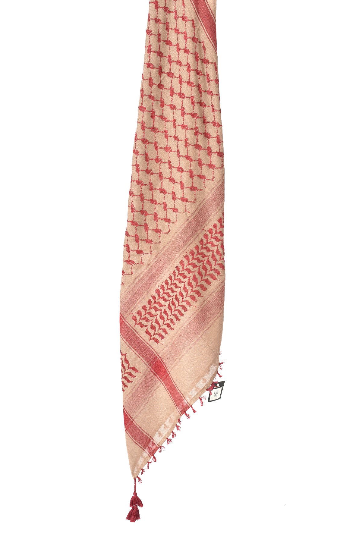 Multi Colour Men's Scarf With Tassel Keffiyeh Cotton Shemagh 110x110cm