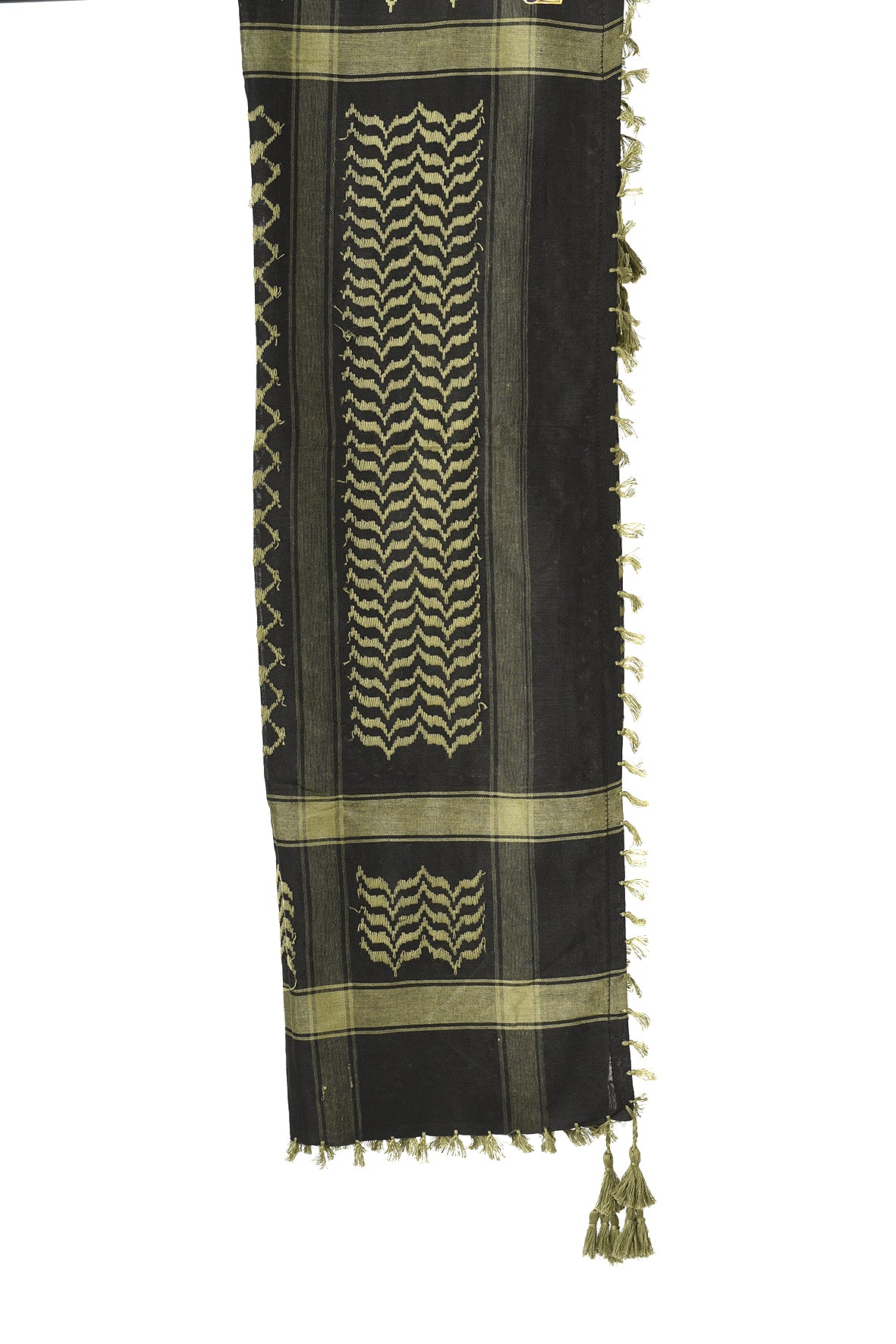 Multi Colour Men's Scarf With Tassel Keffiyeh Cotton Shemagh 110x110cm