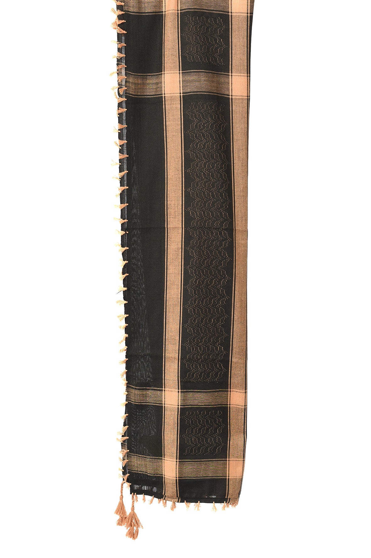 Multi Colour Men's Scarf With Tassel Keffiyeh Cotton Shemagh 110x110cm