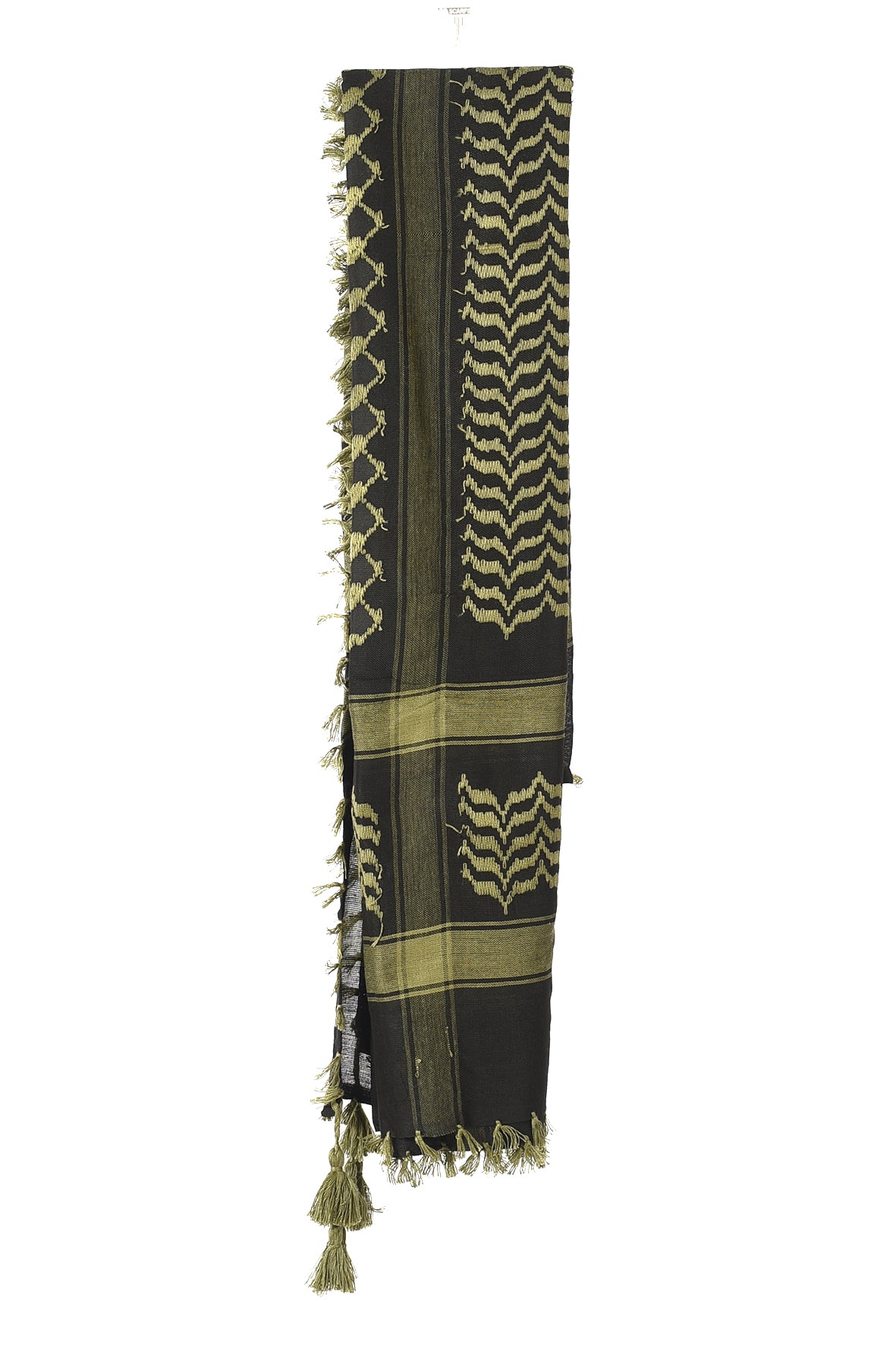 Multi Colour Men's Scarf With Tassel Keffiyeh Cotton Shemagh 110x110cm