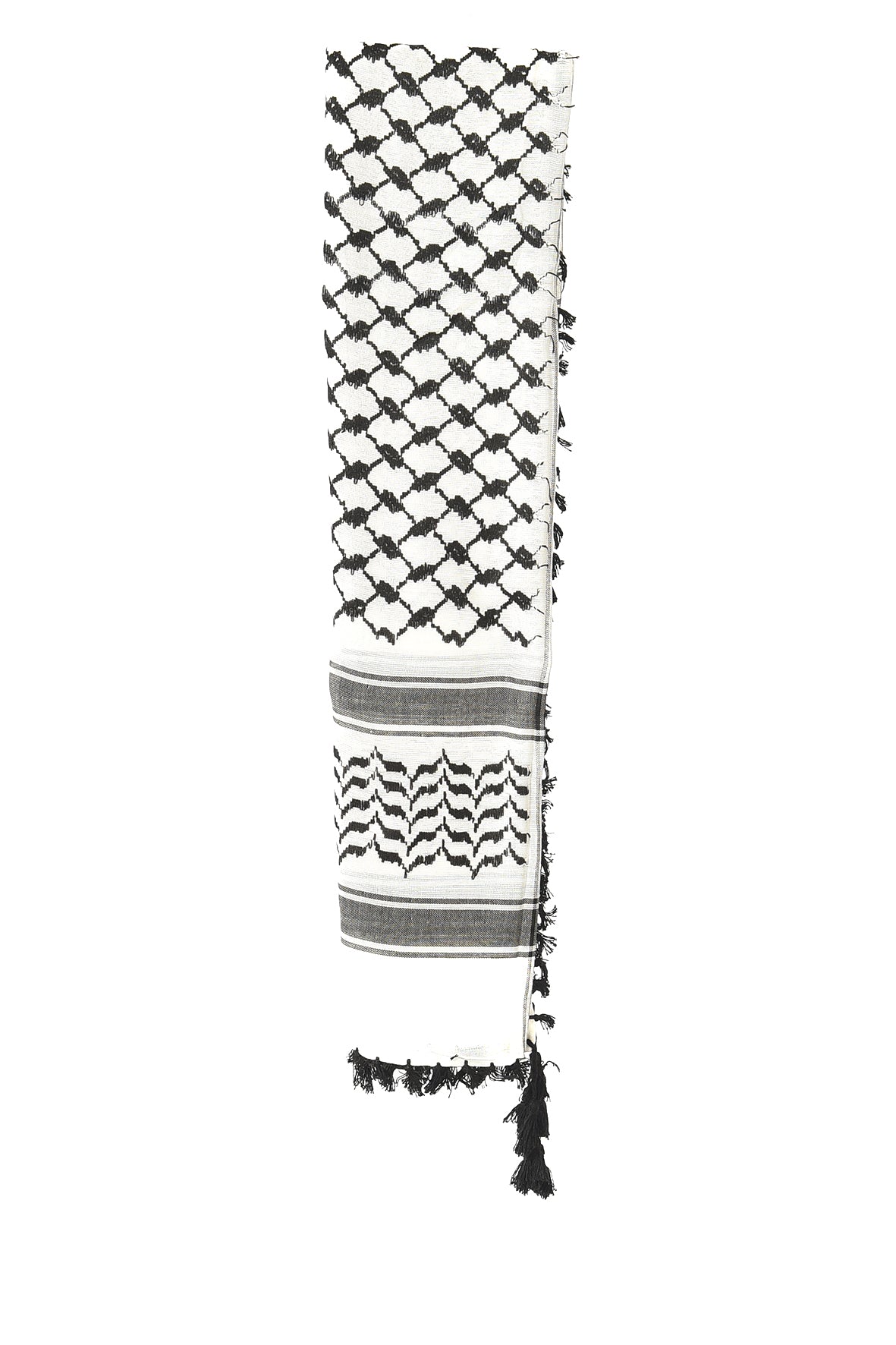 Multi Colour Men's Scarf With Tassel Keffiyeh Cotton Shemagh 110x110cm