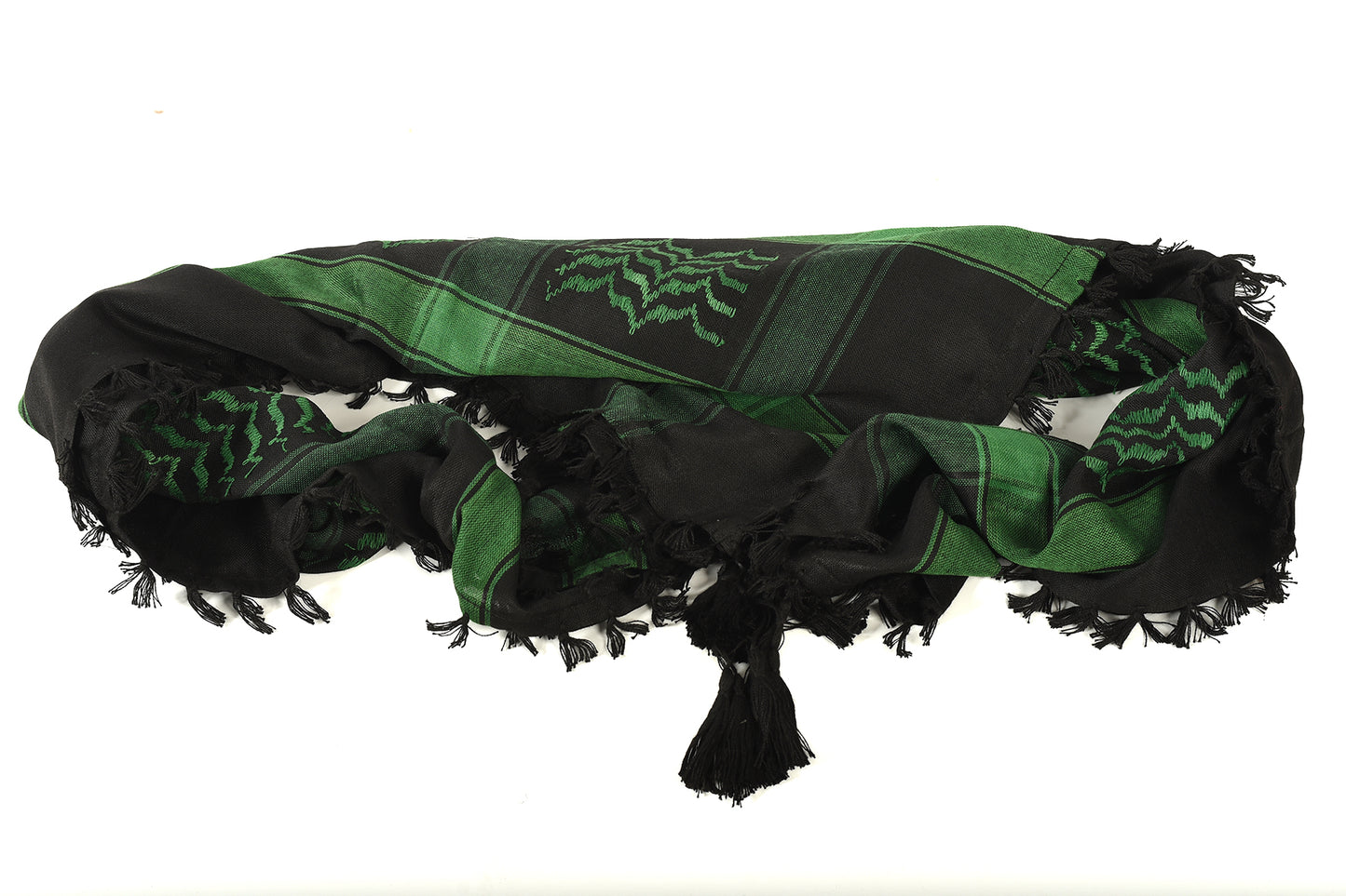 Multi Colour Men's Scarf With Tassel Keffiyeh Cotton Shemagh 110x110cm