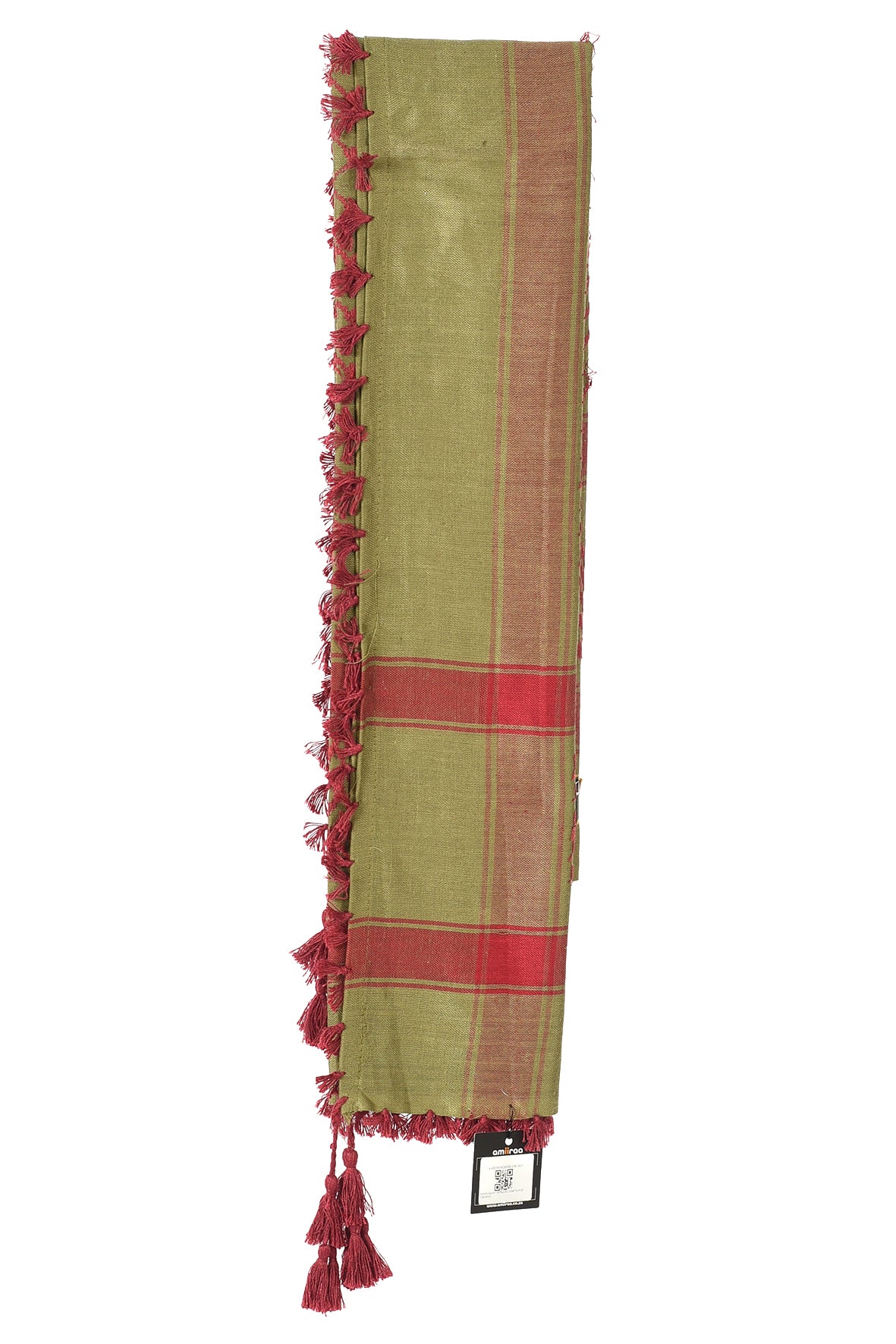 Multi Colour Men's Scarf With Tassel Keffiyeh Cotton Shemagh 110x110cm