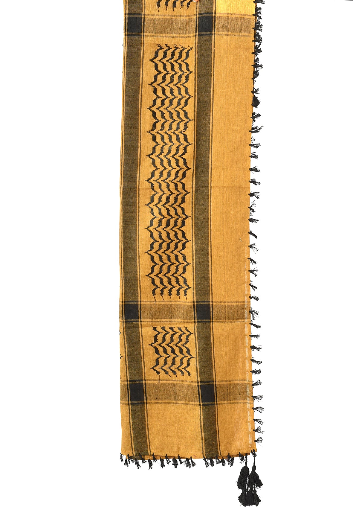 Multi Colour Men's Scarf With Tassel Keffiyeh Cotton Shemagh 110x110cm