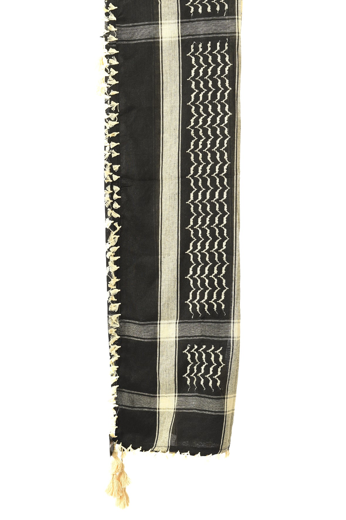 Multi Colour Men's Scarf With Tassel Keffiyeh Cotton Shemagh 110x110cm