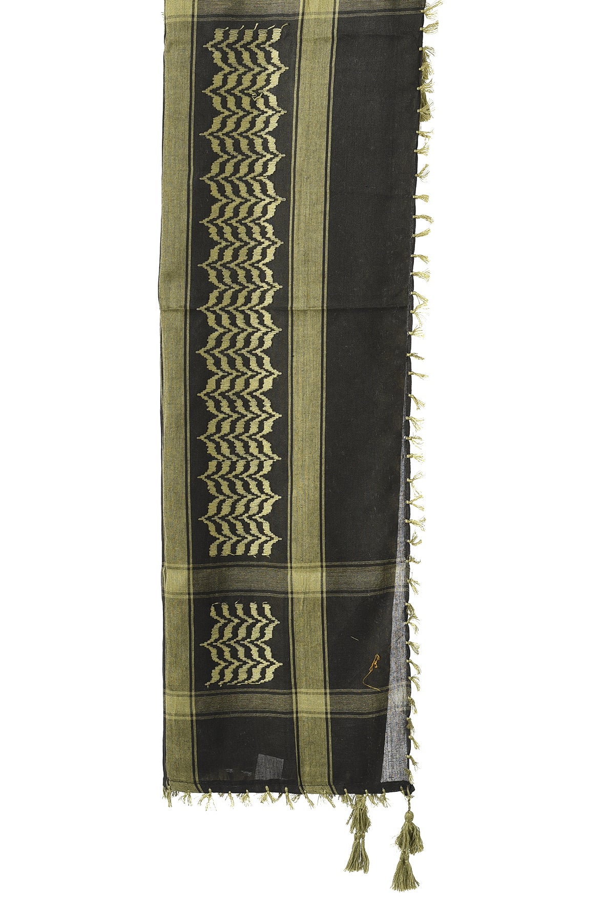 Multi Colour Men's Scarf With Tassel Keffiyeh Cotton Shemagh 110x110cm