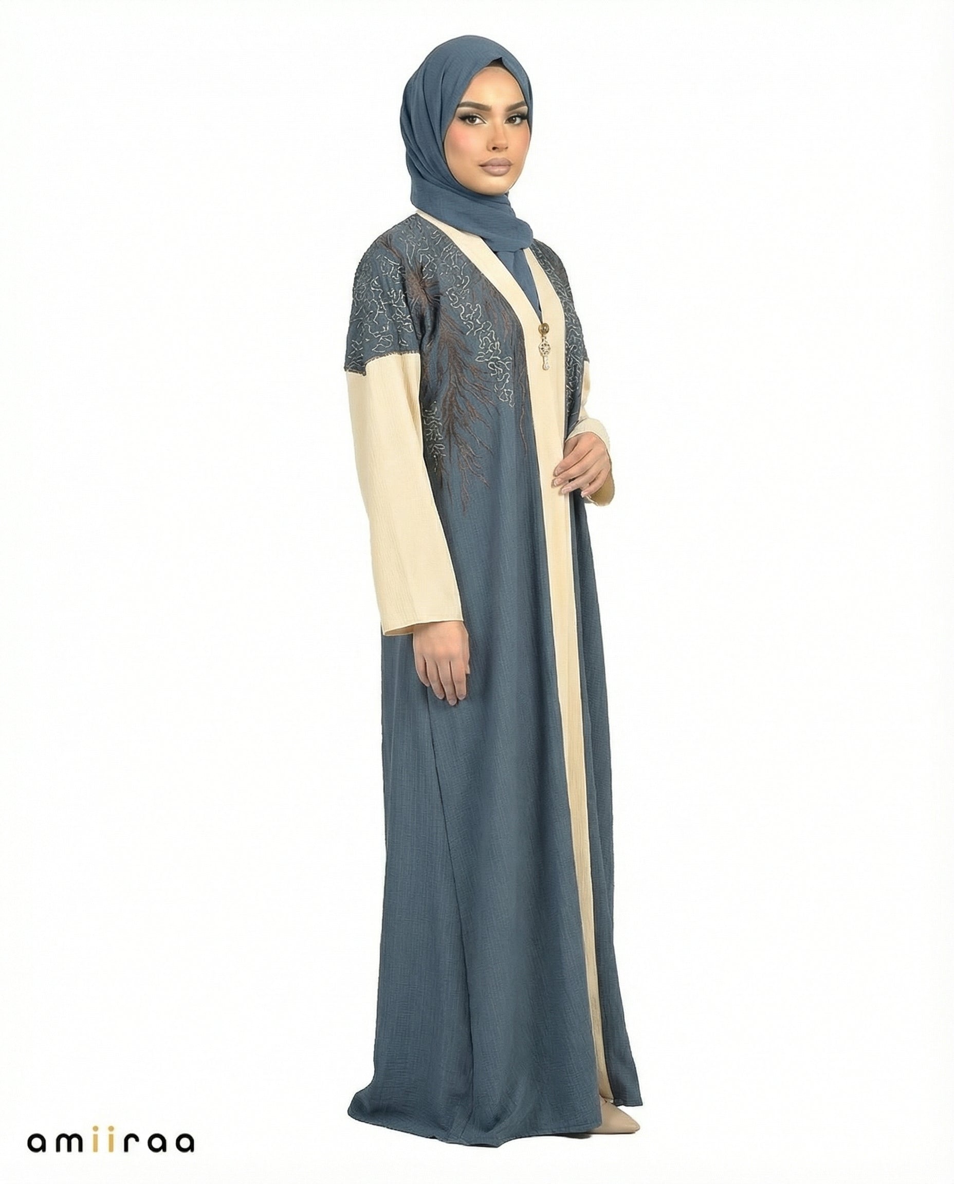 Quiet Harbour Detailed Elegant Embroidered Abaya
