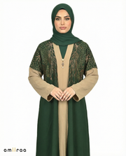 Ponderosa Pine Detailed Elegant Embroidered Abaya