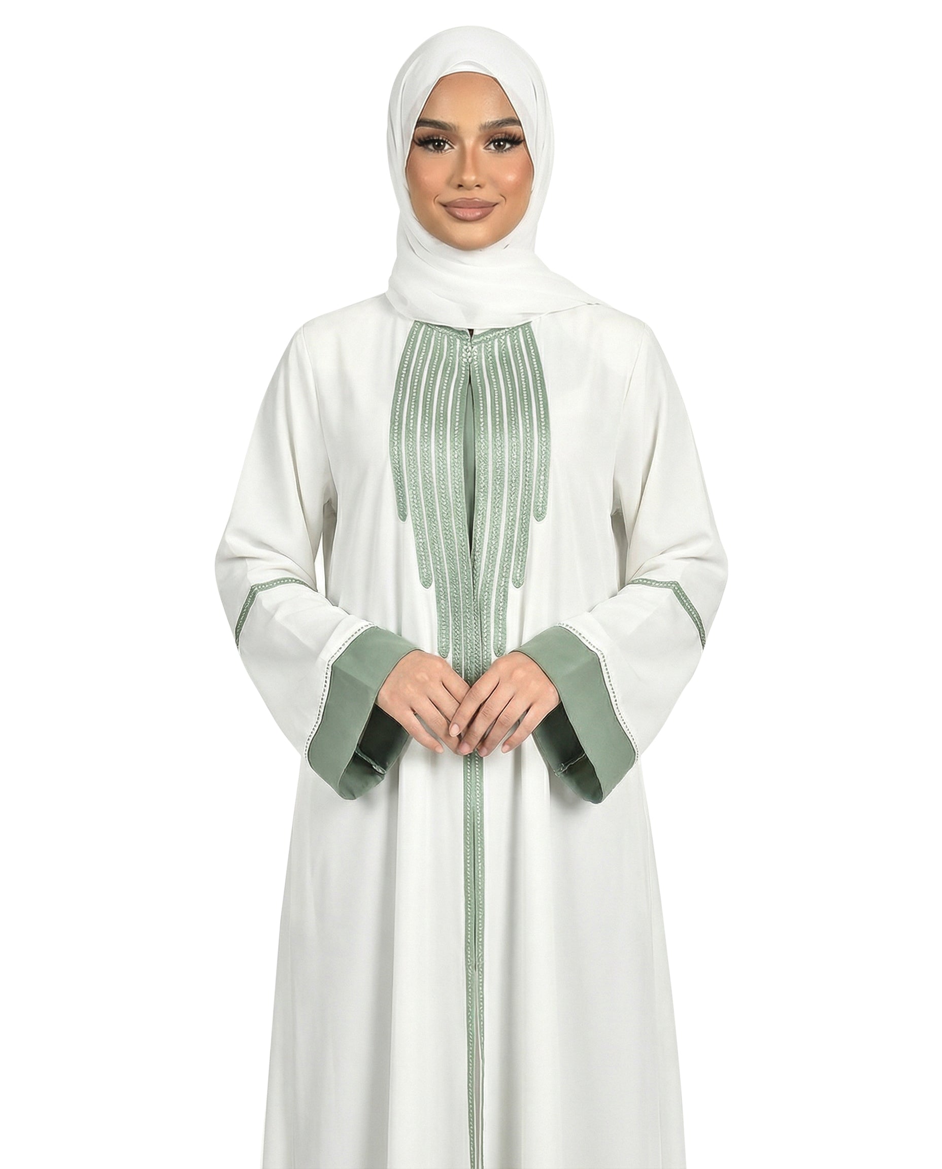 Katalia Style 3 Piece Modest Abaya Set – Bit of Blue