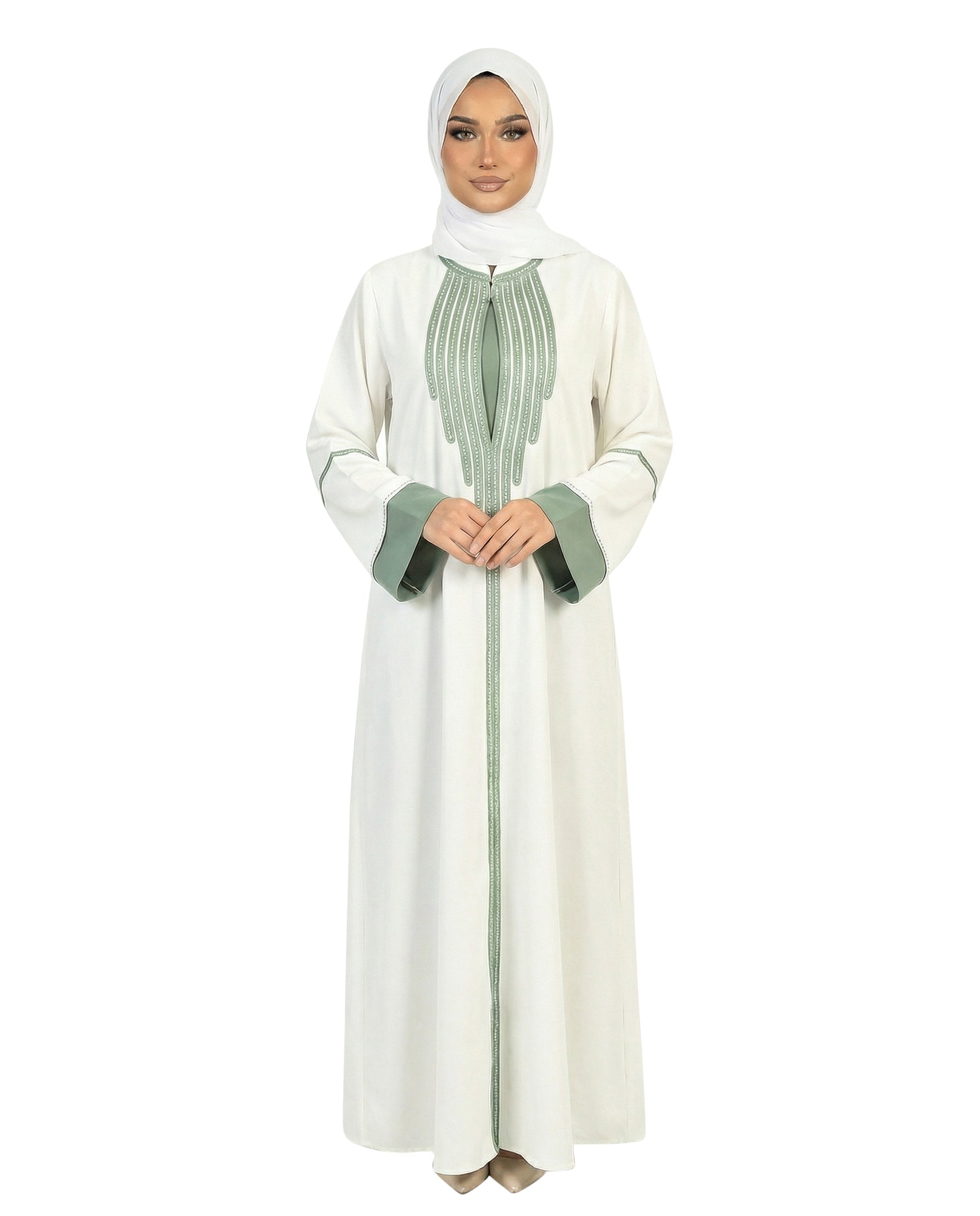Katalia Style 3 Piece Modest Abaya Set – Bit of Blue