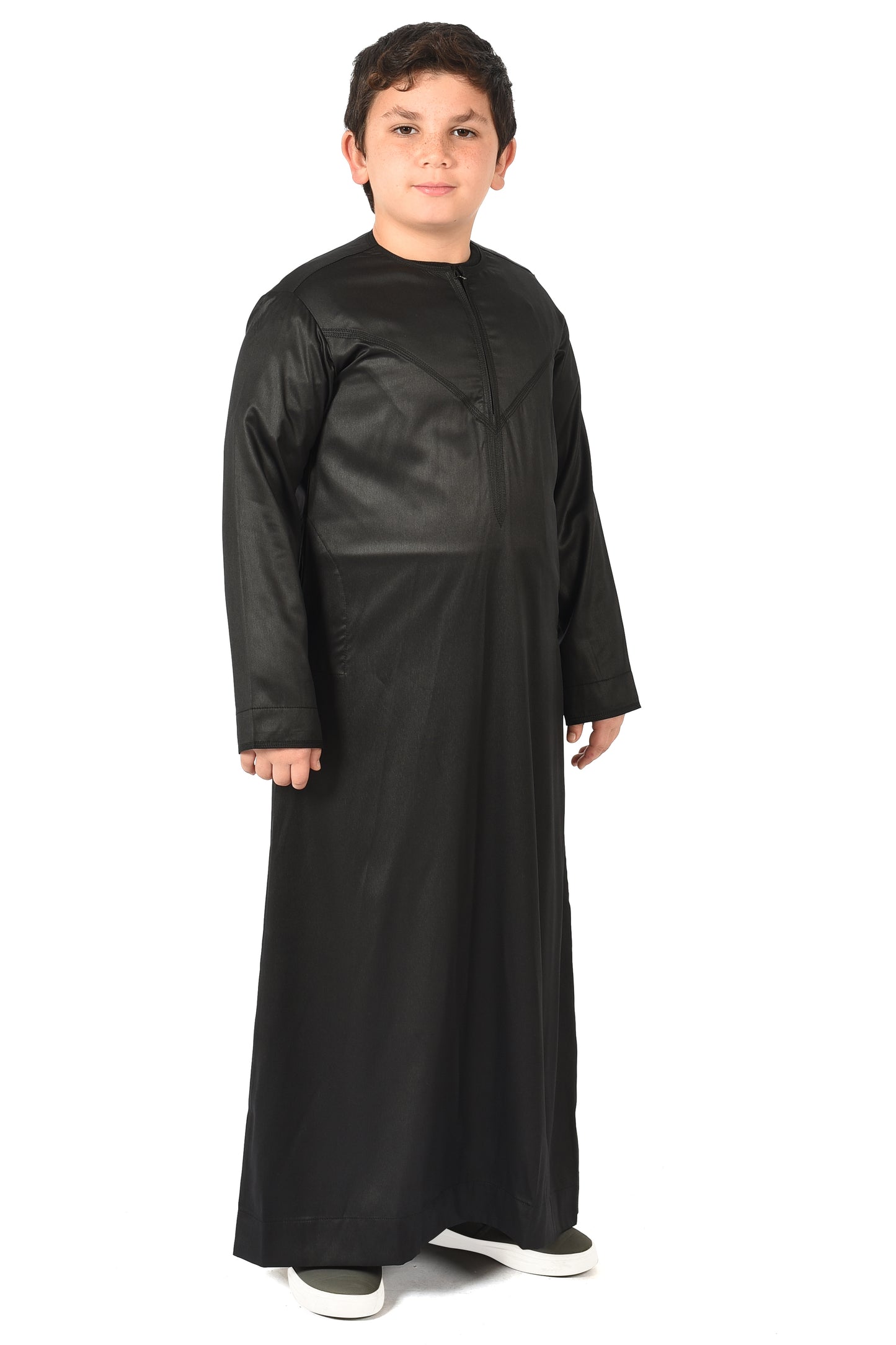 Al-Azka Kids Sport Thobe - Black