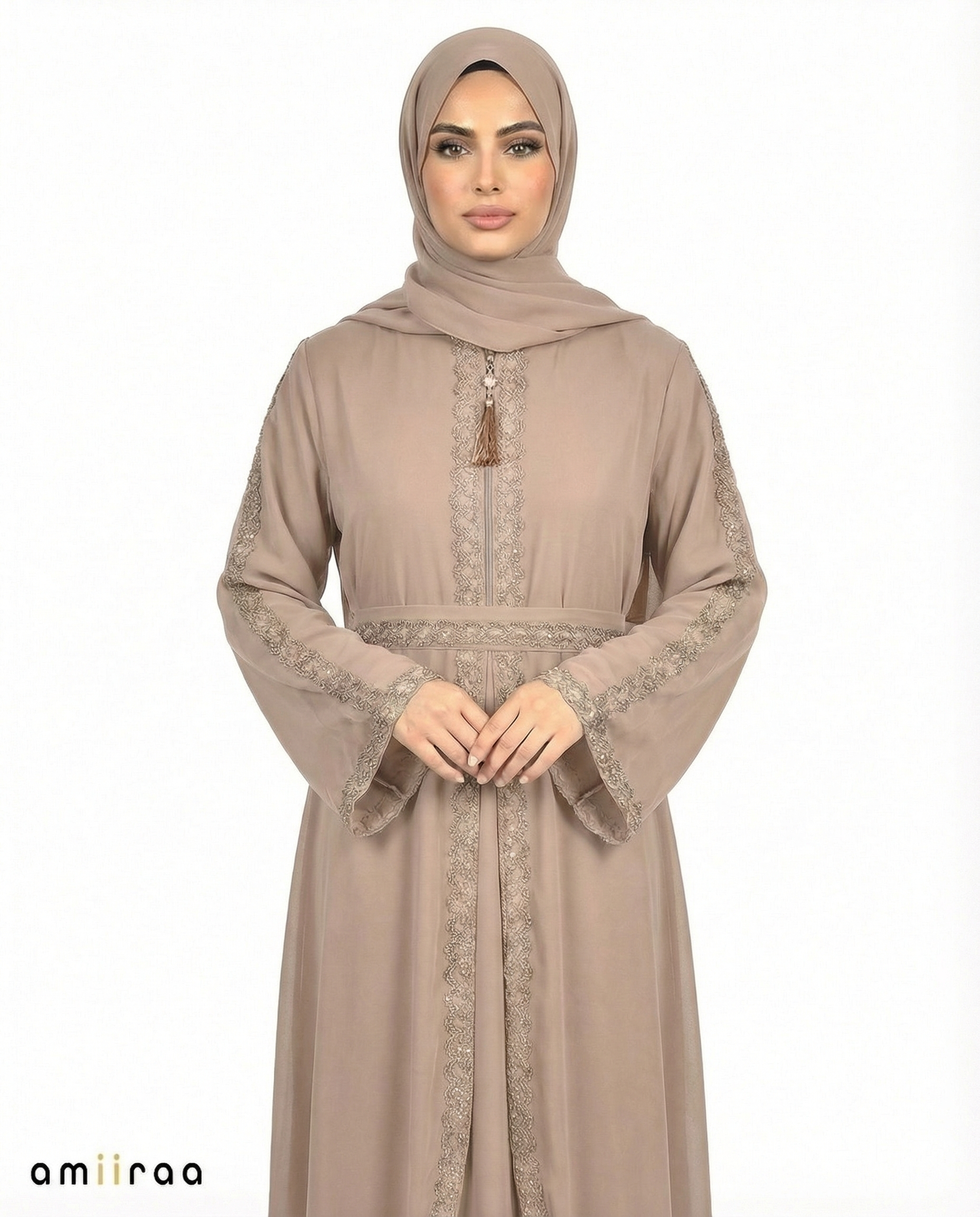 Shadow Classic Lace Abaya