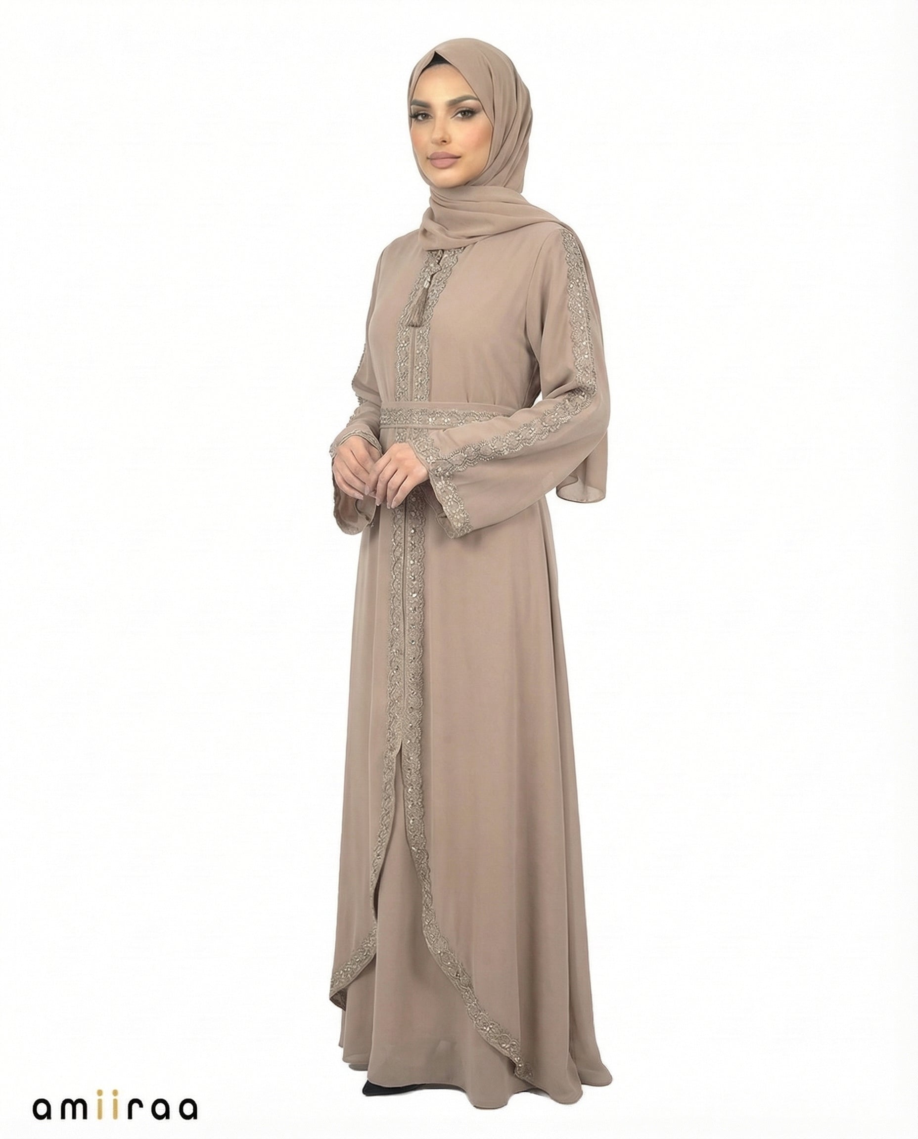 Shadow Classic Lace Abaya