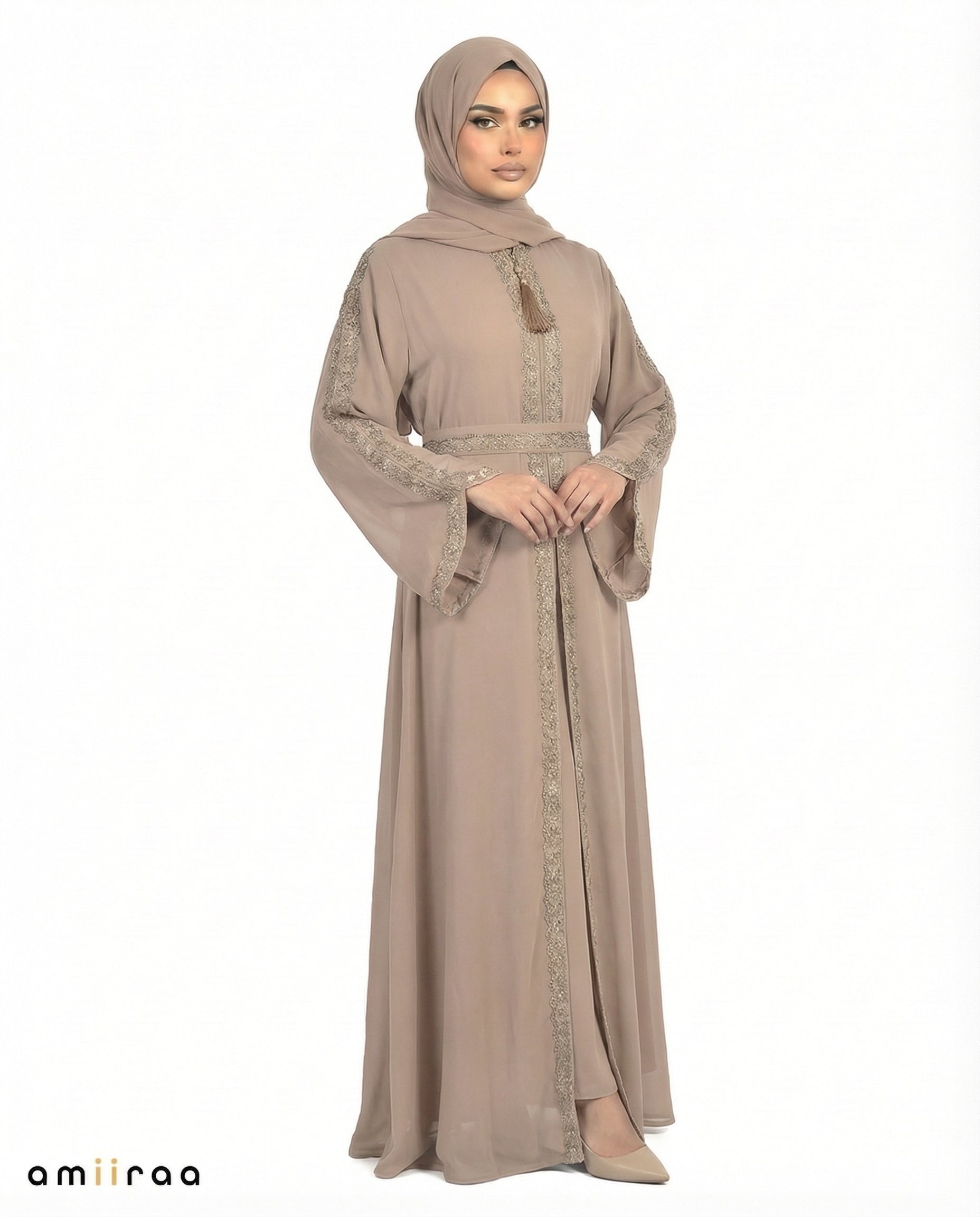 Shadow Classic Lace Abaya