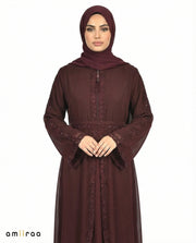 Winetasting Classic Lace Abaya
