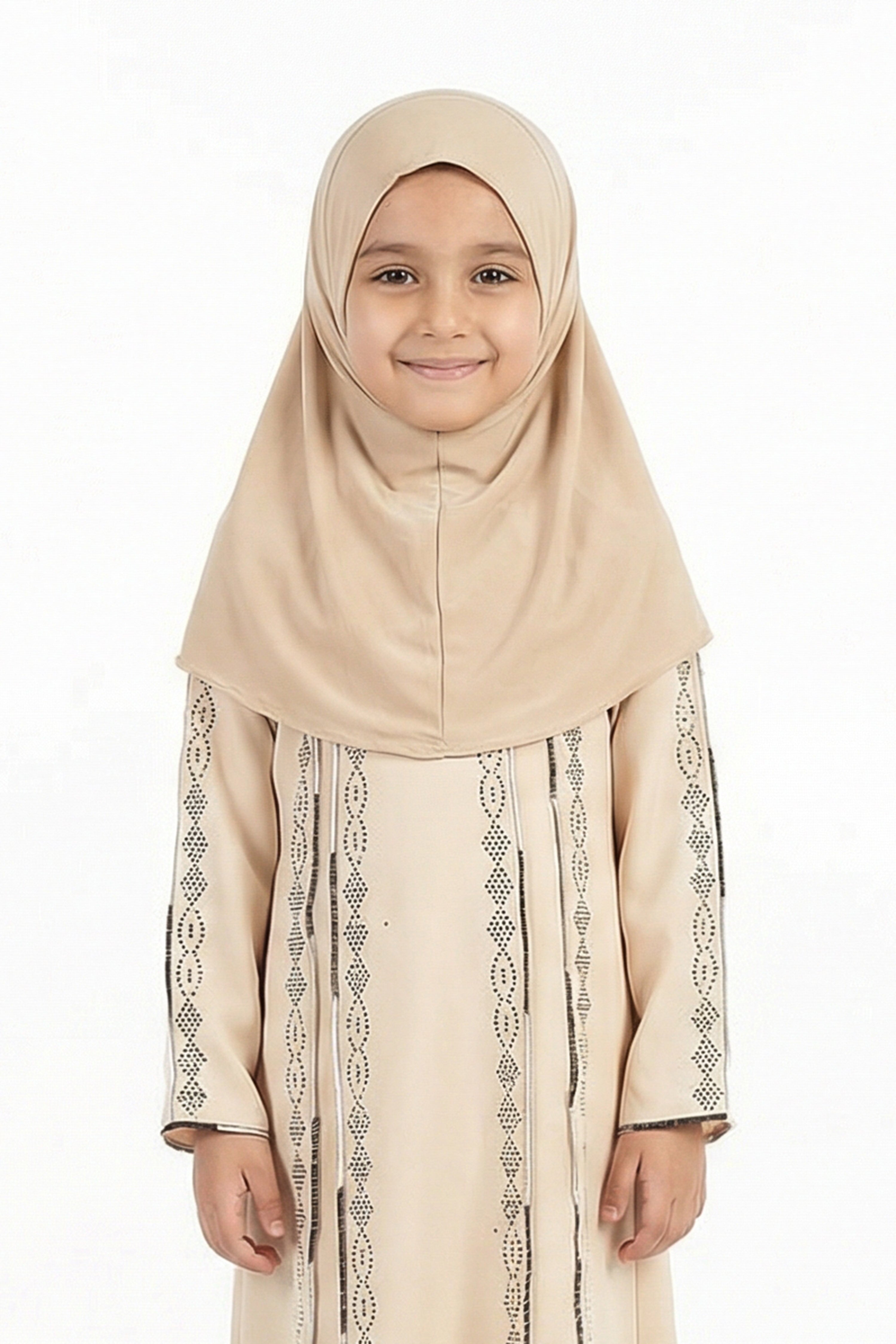 Rainy Day Girls Stone Embellished Modest Abaya
