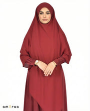 Rhododendron Single Layer Flow Modest Khimar