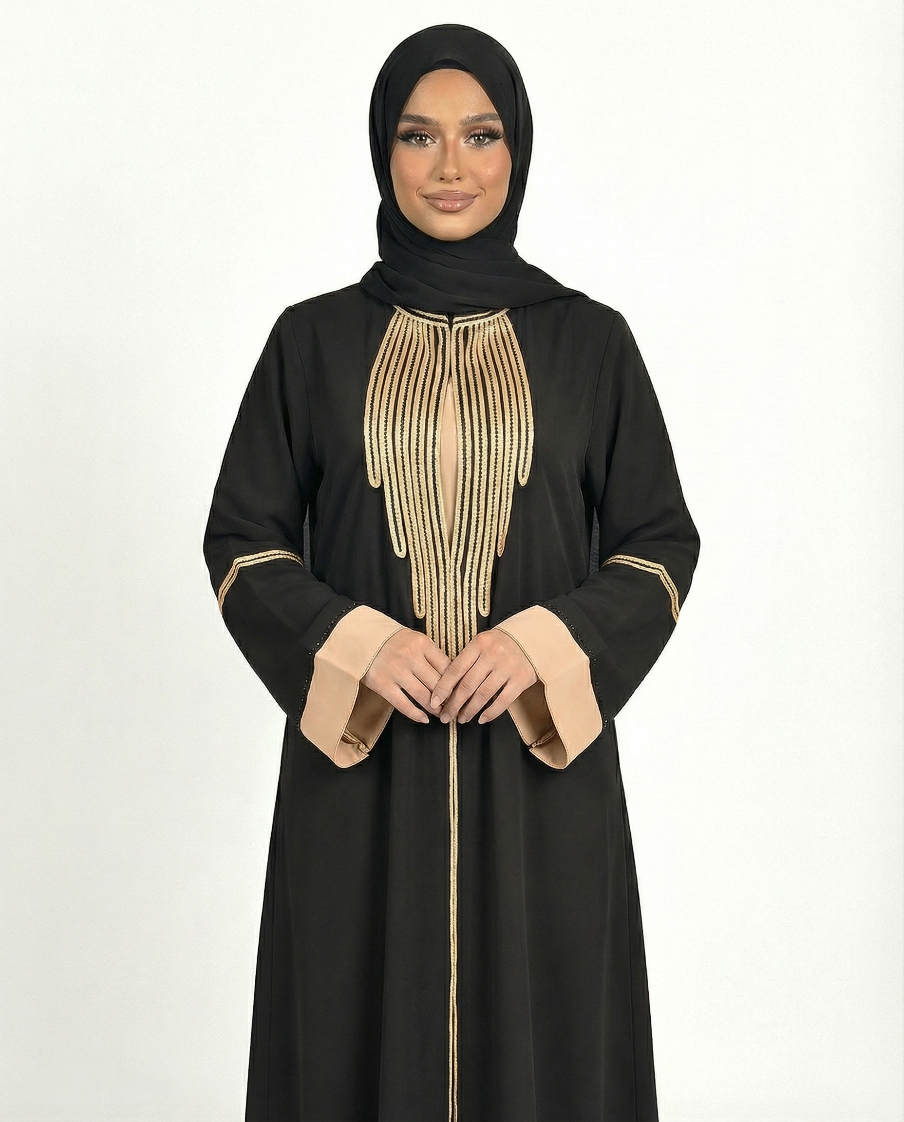 Katalia Style 3 Piece Modest Abaya Set – Tap Shoe