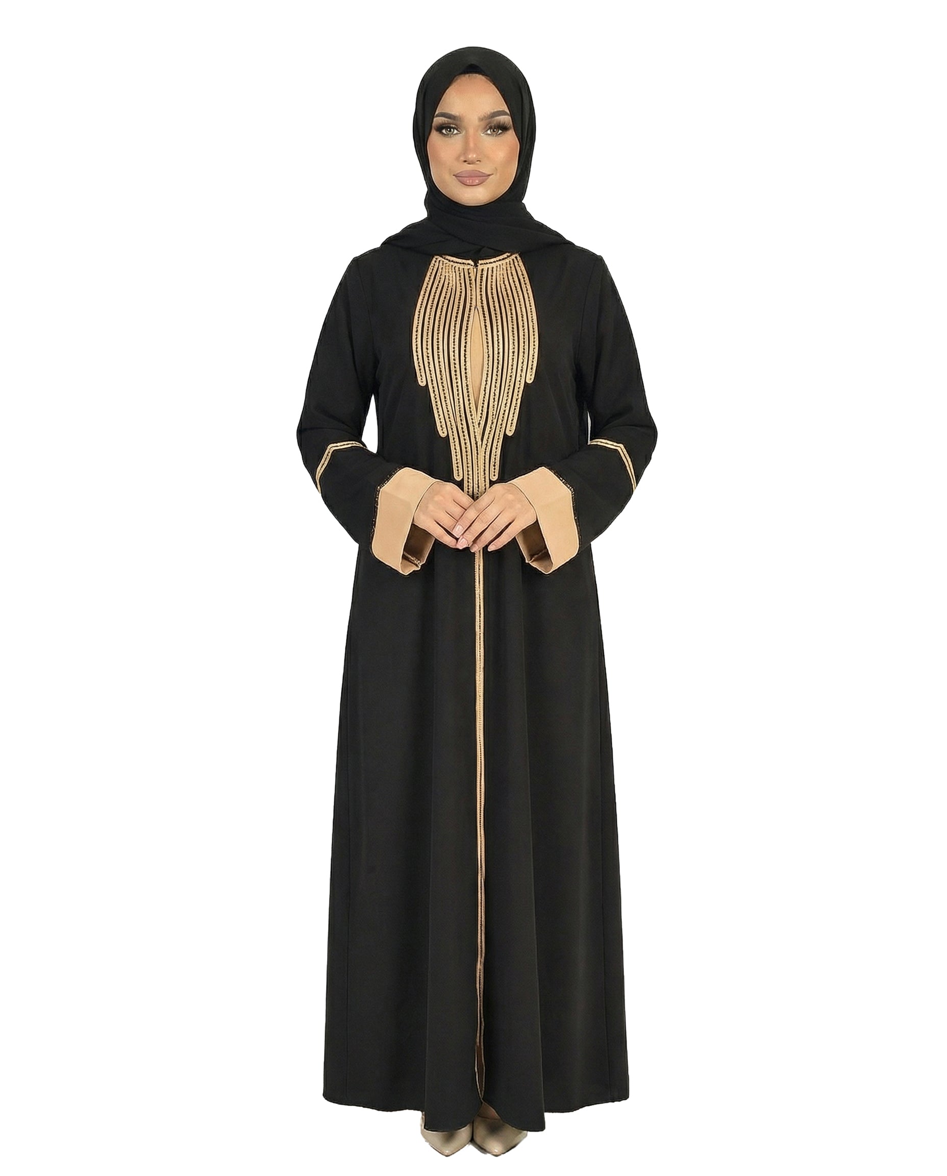 Katalia Style 3 Piece Modest Abaya Set – Tap Shoe