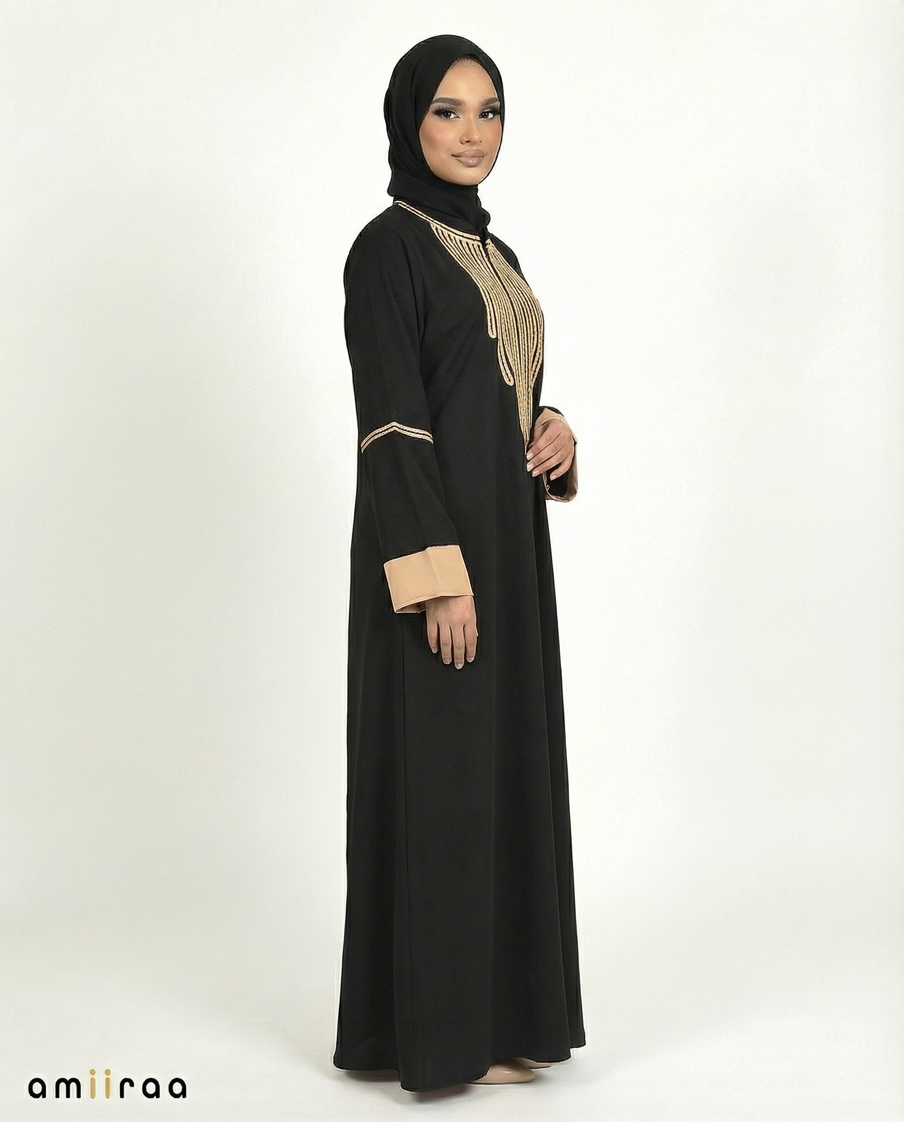 Katalia Style 3 Piece Modest Abaya Set – Tap Shoe