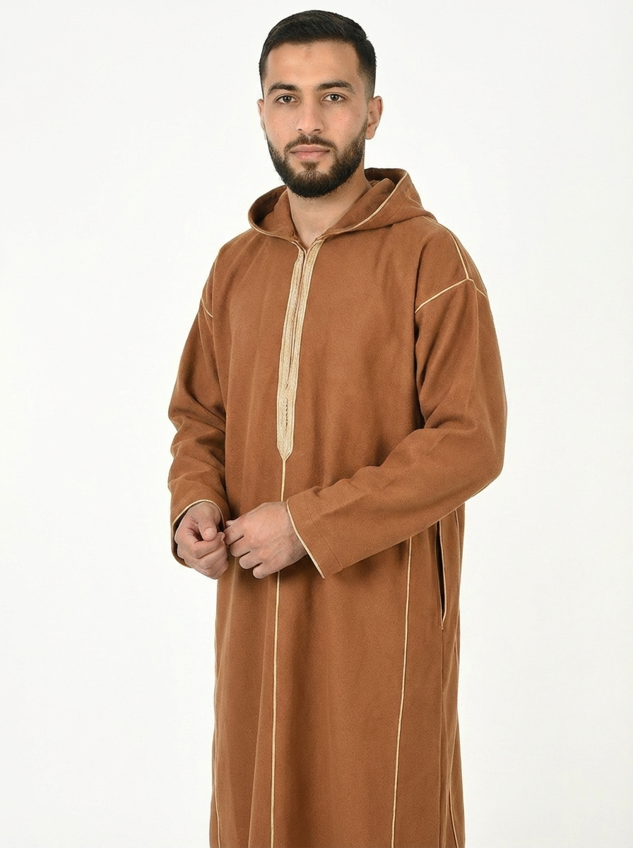 Rubber Men's Winter Thobe Pull Over