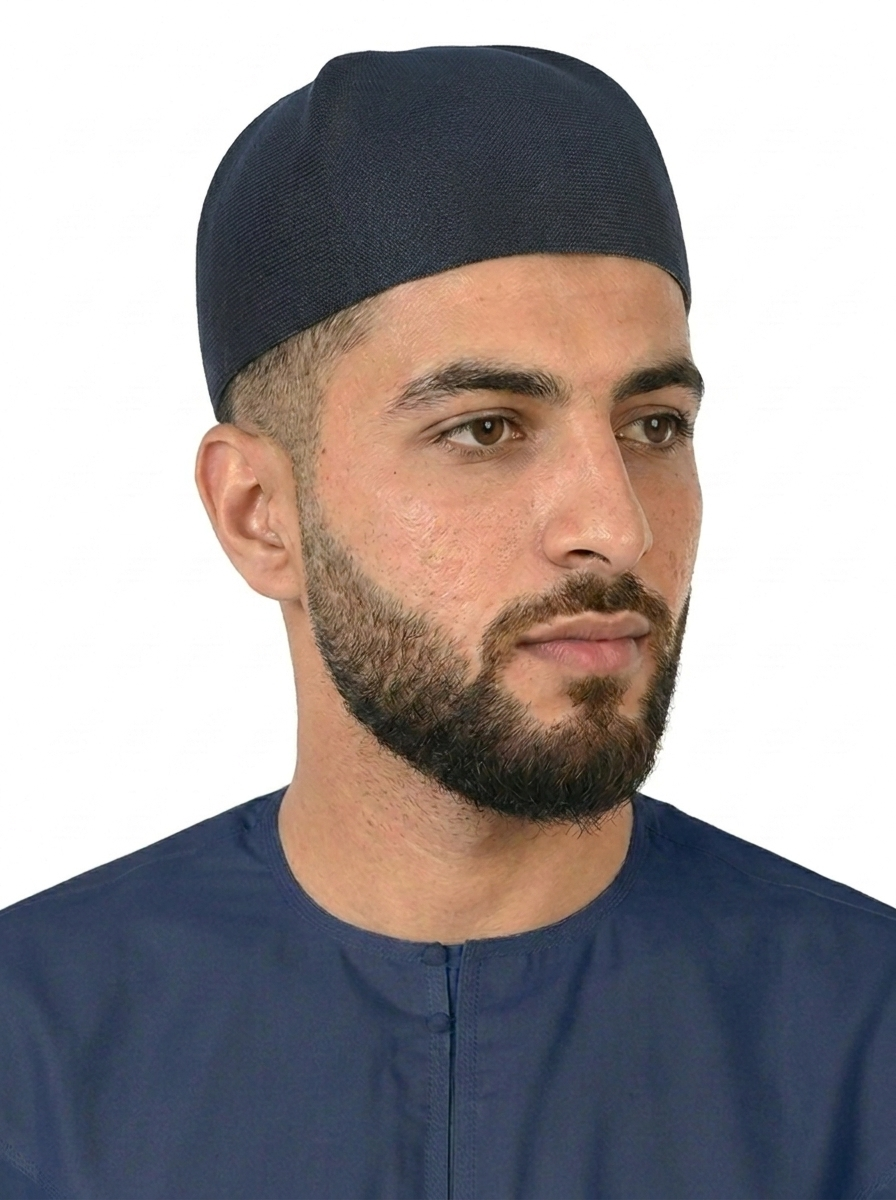 Navy Premium Comfort Stretch Fez