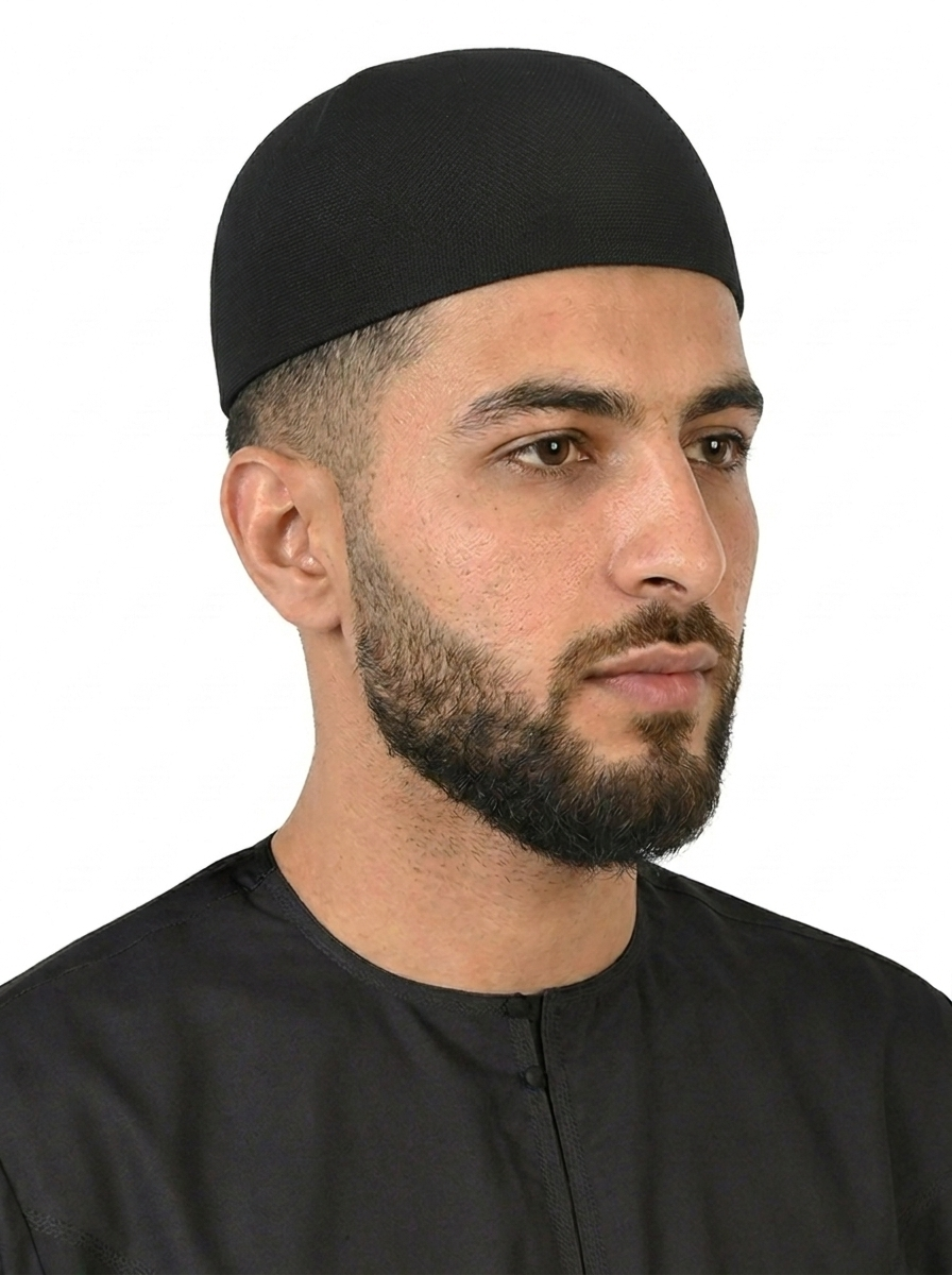 Black Premium Comfort Stretch Fez