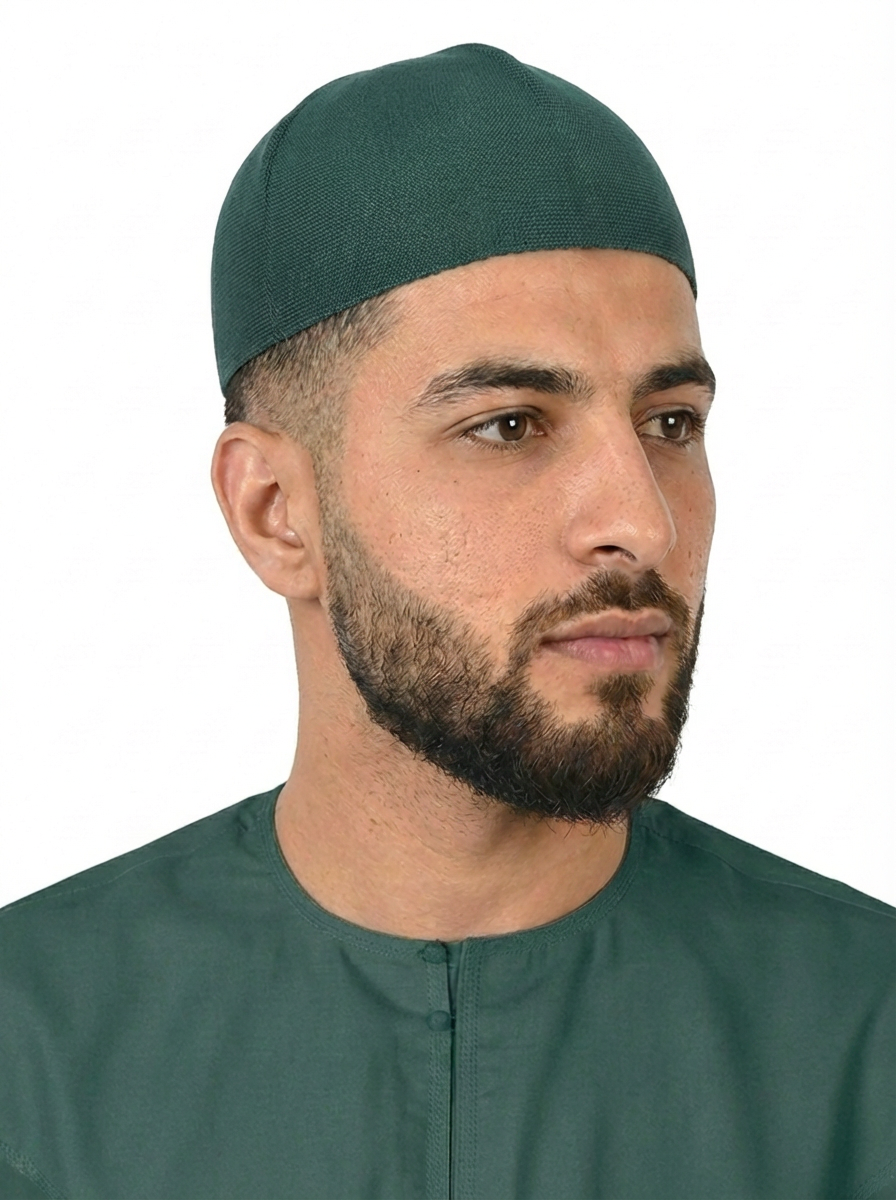 Dark Green Premium Comfort Stretch Fez