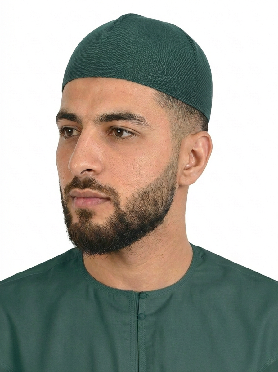Dark Green Premium Comfort Stretch Fez