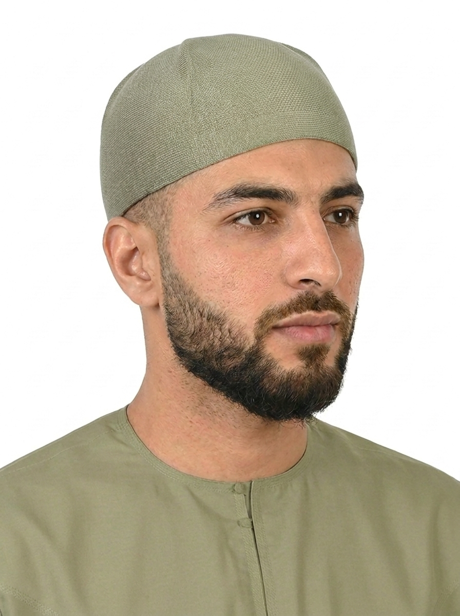 Olive Premium Comfort Stretch Fez