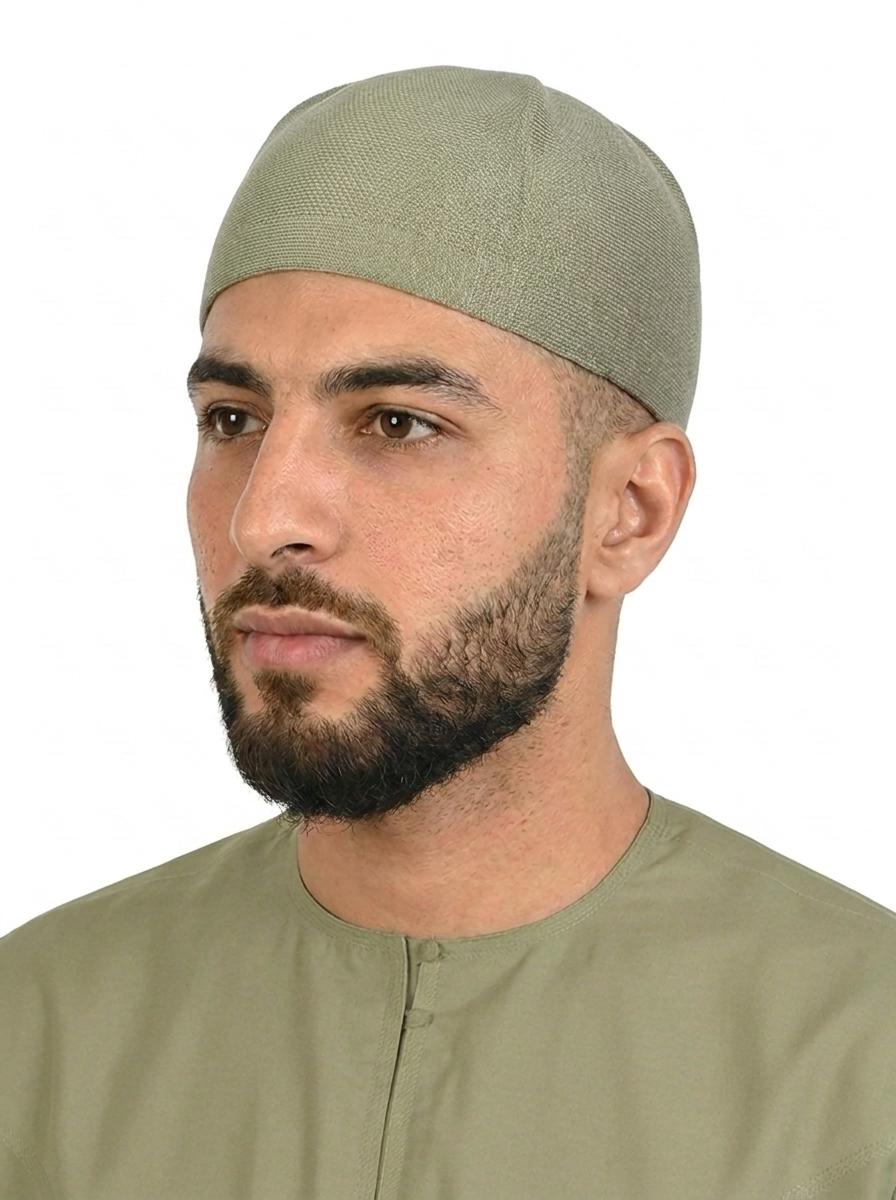 Olive Premium Comfort Stretch Fez