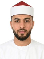 Traditional Red and White Moroccan Fez Hat with Black Tassel Accent