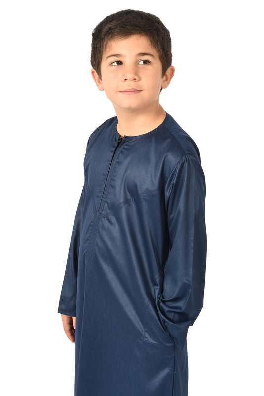 Al-Azka Kids Sport Thobe - Blue