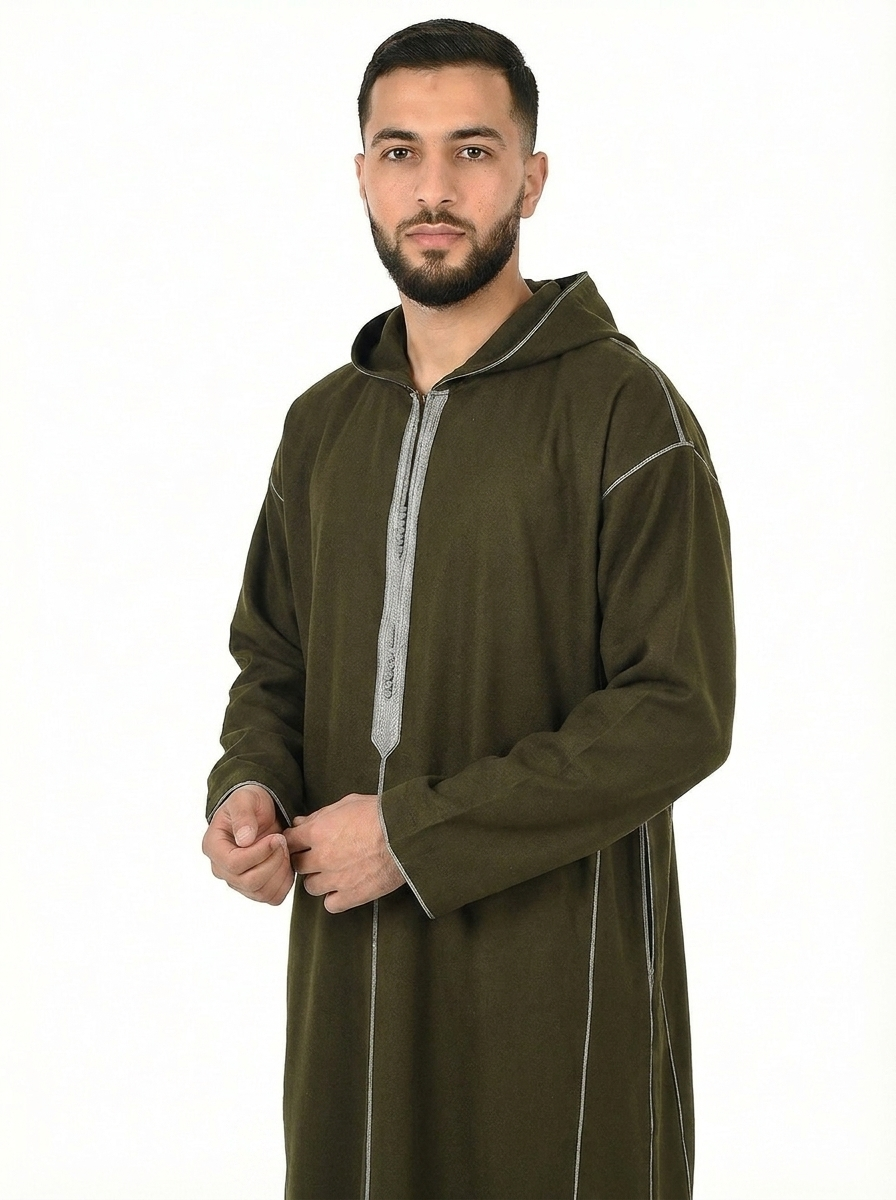 Rosin Men's Winter Thobe Pull Over