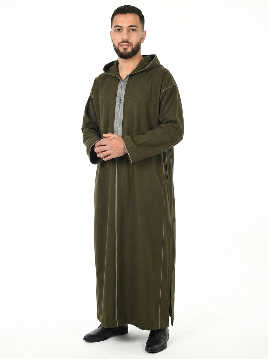 Rosin Men's Winter Thobe Pull Over
