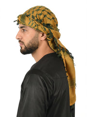 Kambaba Keffiyeh Pattern Tassel Scarf