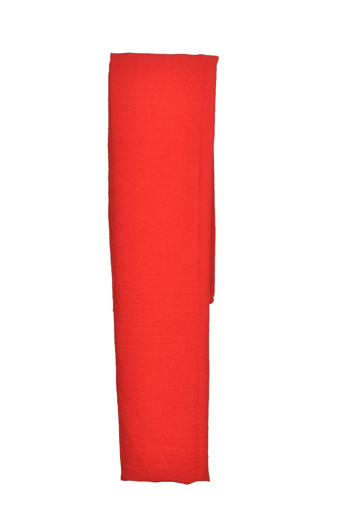 Crimson Soft airflow fabric scarf with a subtle crinkle texture, perfect for daily modest wear.